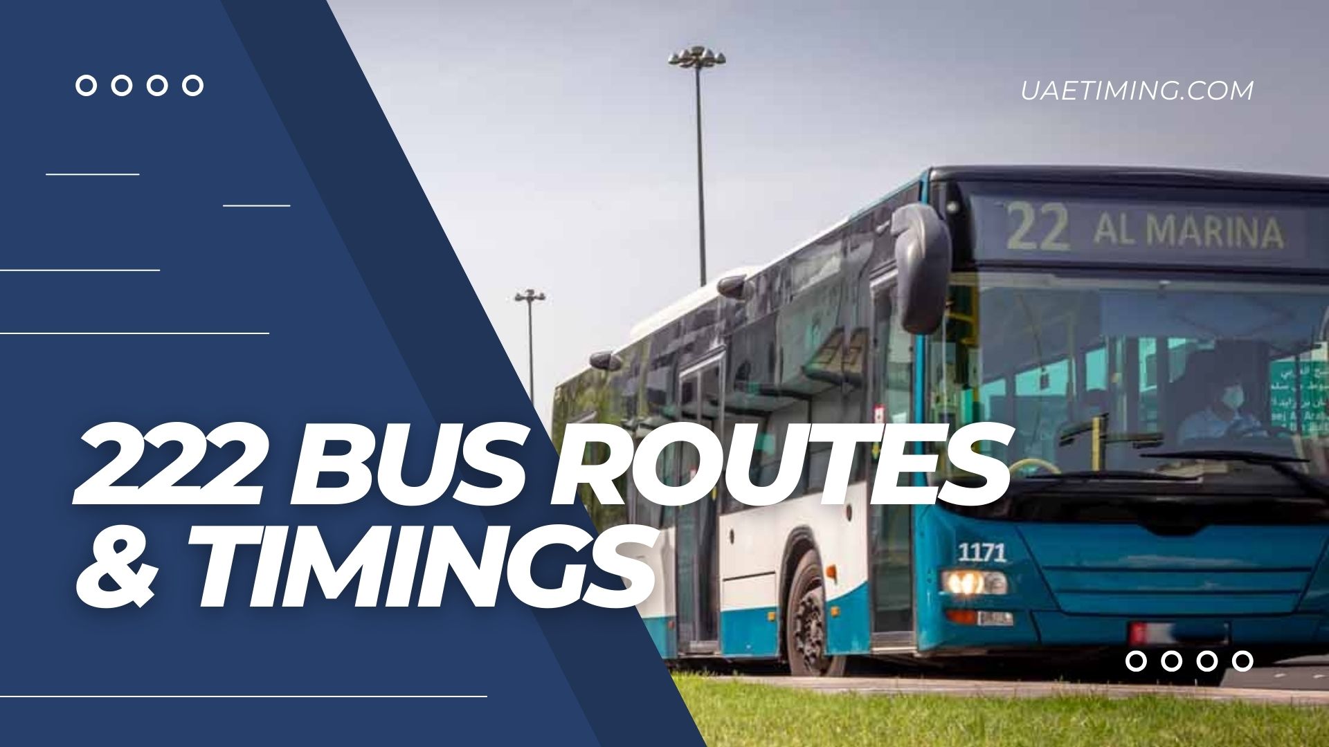 Abu Dhabi 222 Bus Timings from Osama Bin Zaid Mosque to Hili Street