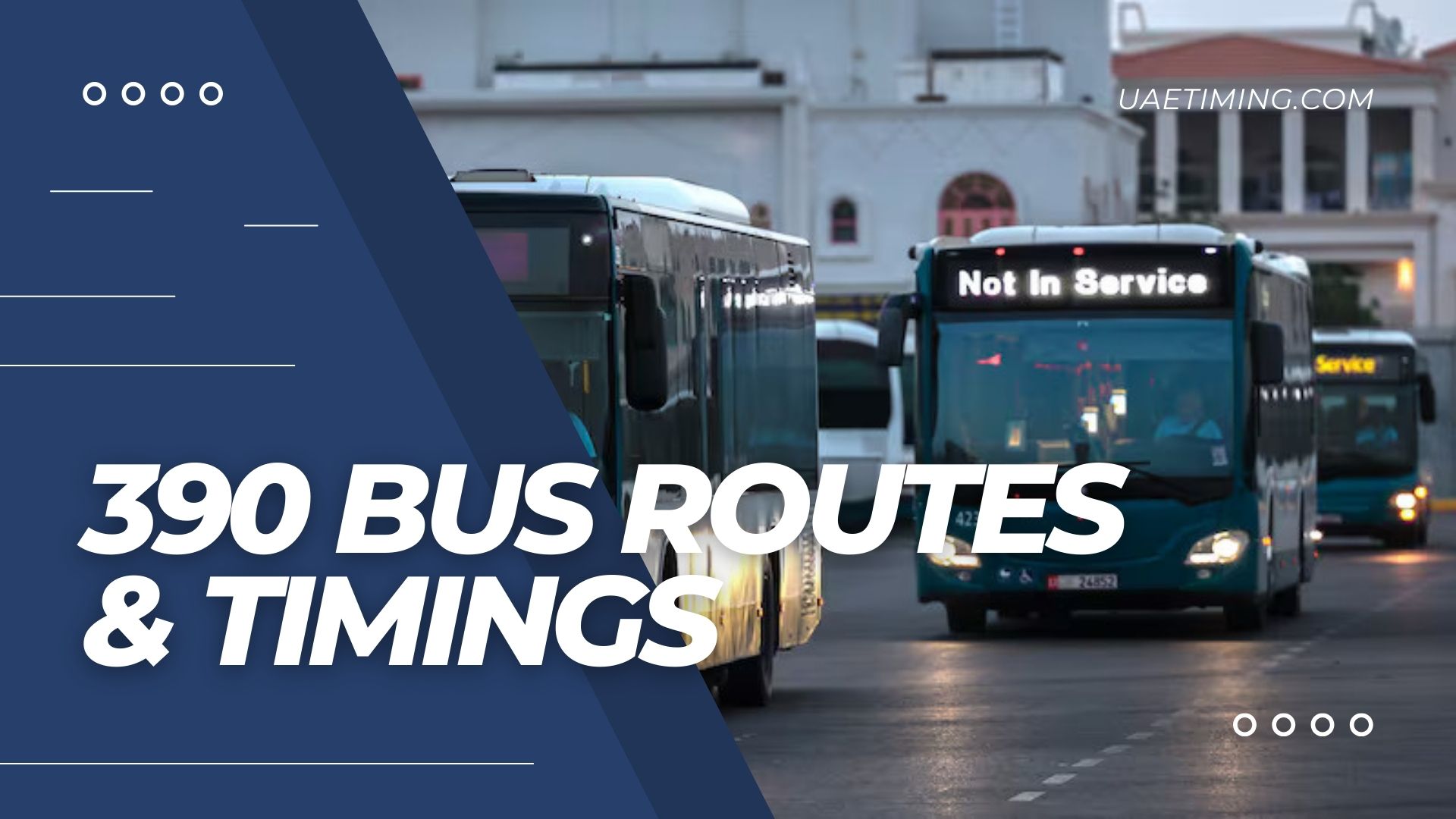 Abu Dhabi Bus 390 Timings - Al Ain to Al Shwaib (Souq)