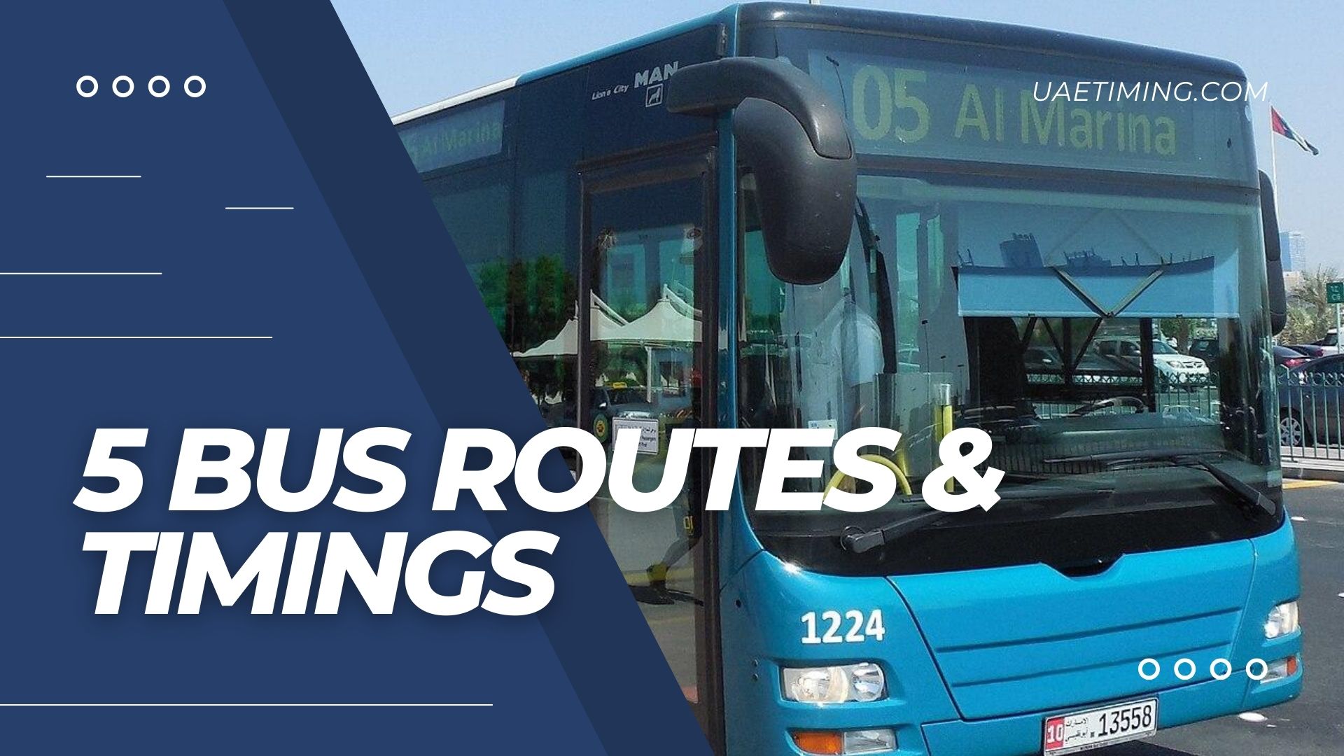 Abu Dhabi 5 Bus Timetable - Sheikh Zayed Bin Sultan Street to Marina Mall