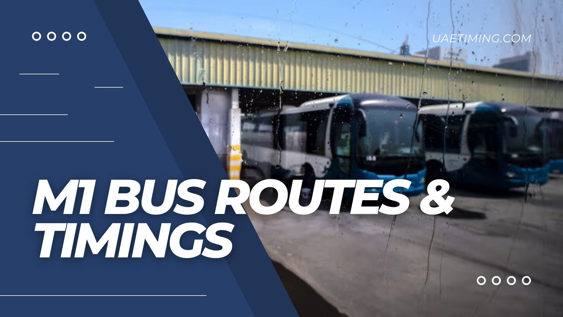 Abu Dhabi M1 Bus Timetable - From Dalma Mall to Capital Mall and Back