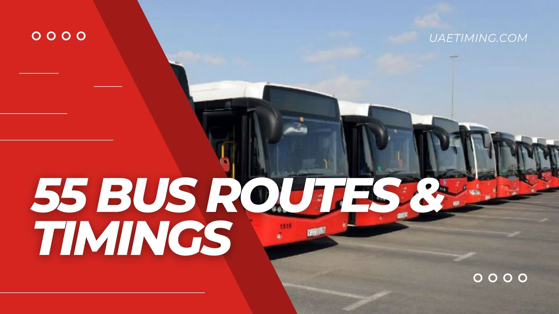 55 RTA Bus Timings - Al Satwa Bus Station to International City