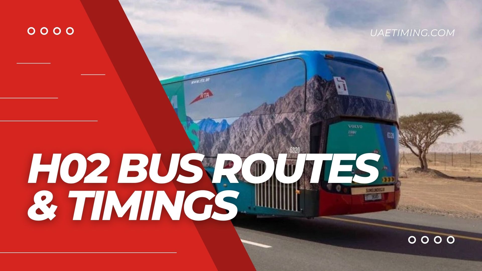 H02 Dubai Mall to Hatta Bus Station RTA Bus Timings