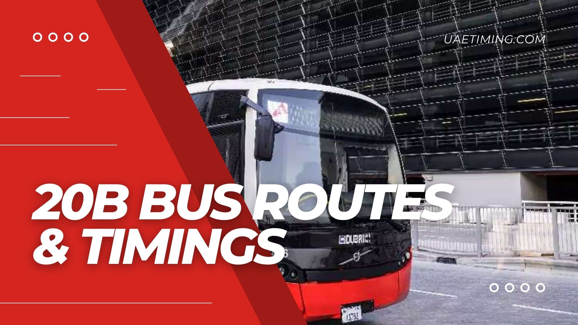 20B Bus Timetable â€“ Al Warsan 3 to Al Nahda 1 Terminus