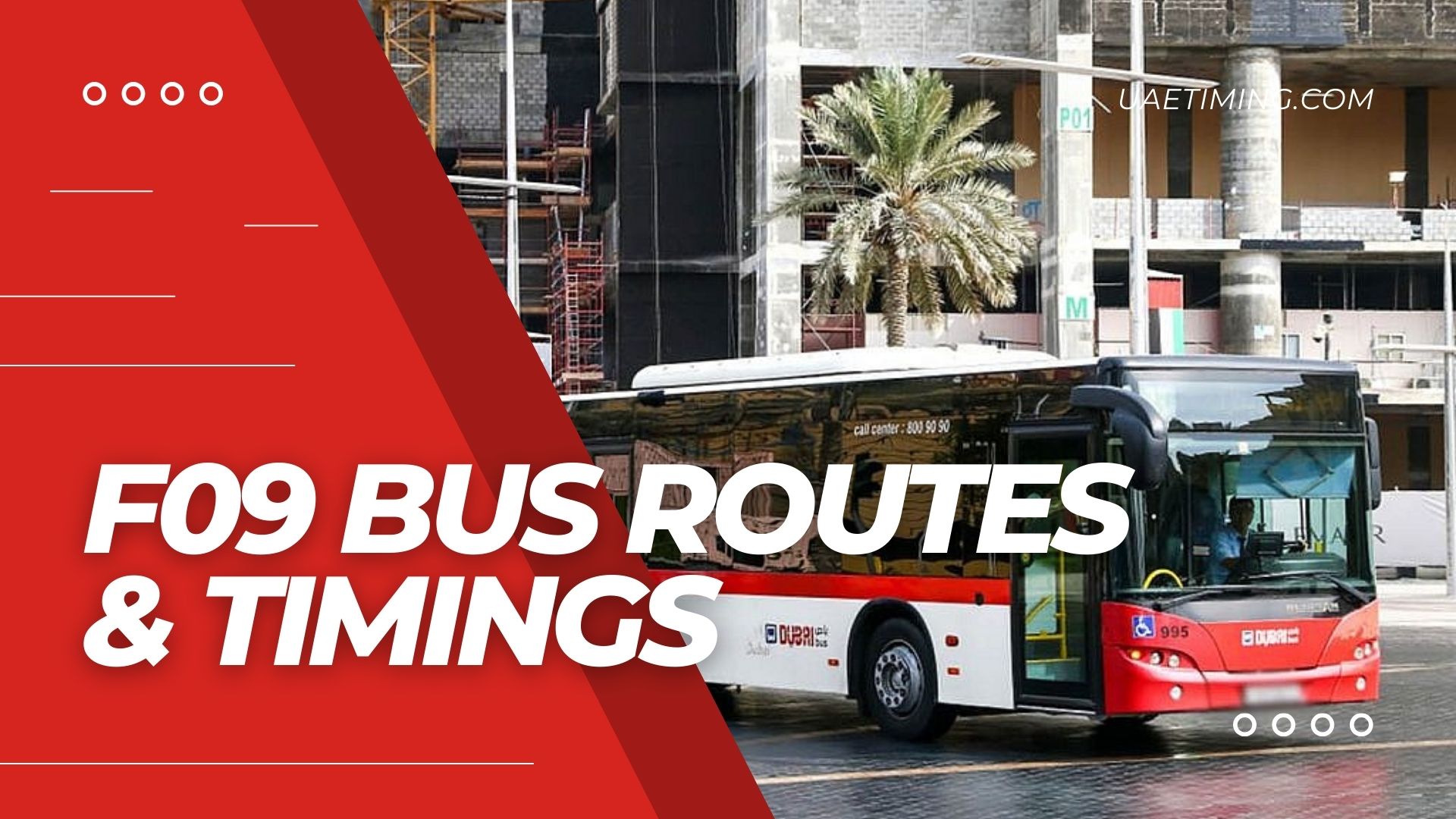 F09 Bus Schedule - Al Jafiliya Bus Station to Al Wasl Park