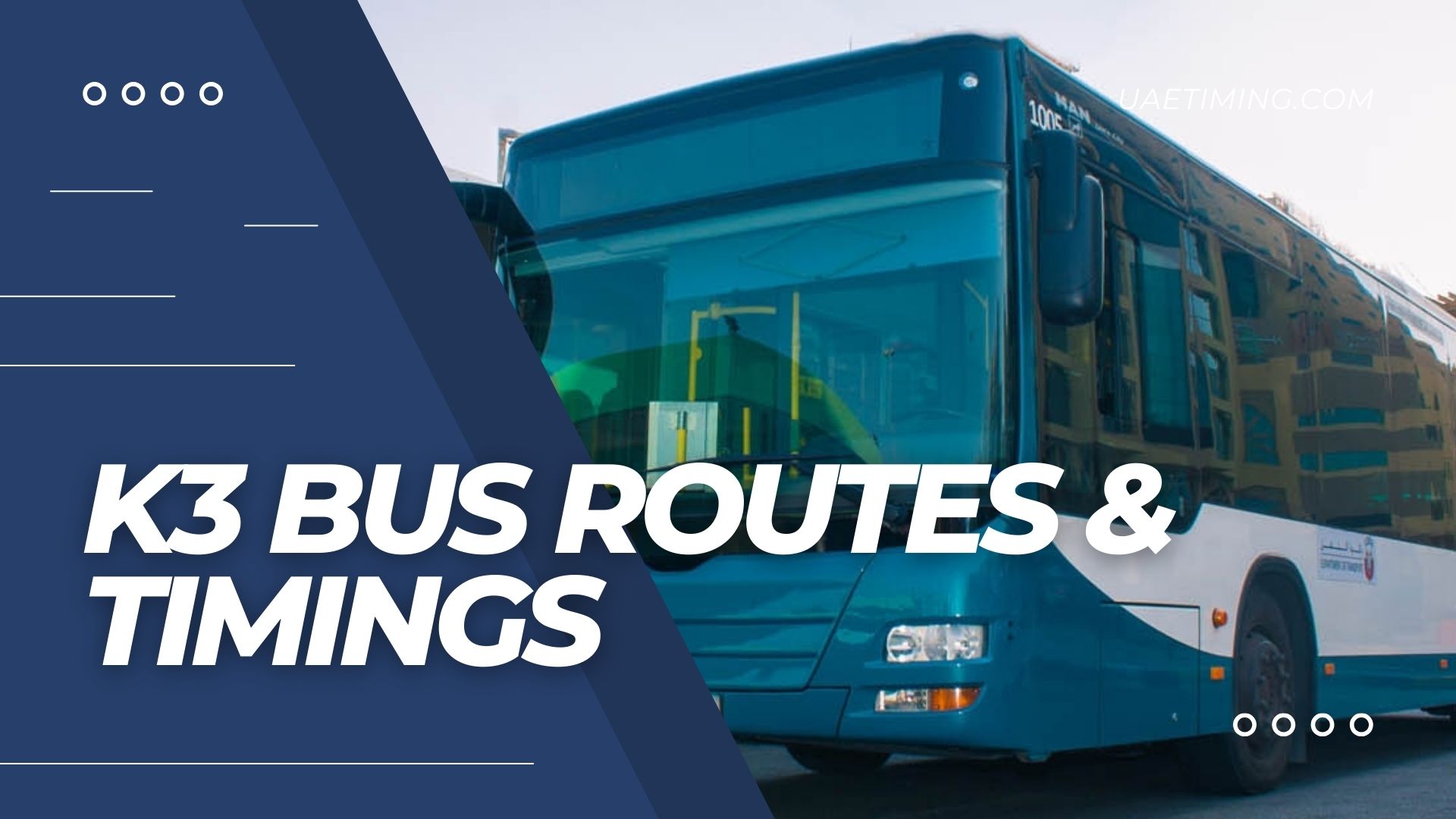 Abu Dhabi Bus K3 Timings – MBZ University of Artificial Intelligence to Al Rayyana