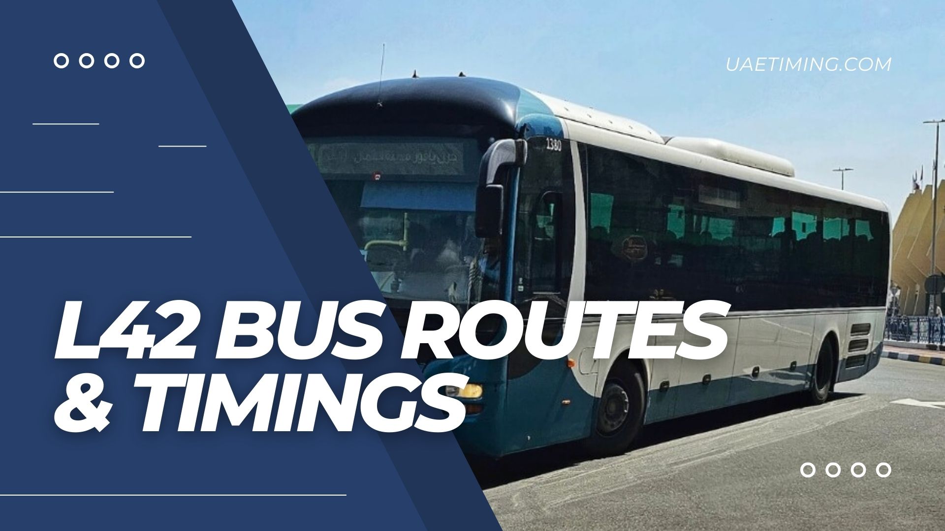 Abu Dhabi L42 Bus Timetable – Al Maryah to Al Maqta Bus Interchange
