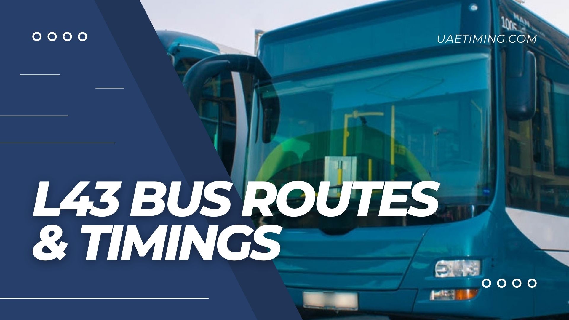 Abu Dhabi L43 Bus Timings from Al Maryah to Qaryat Al Beri Souq