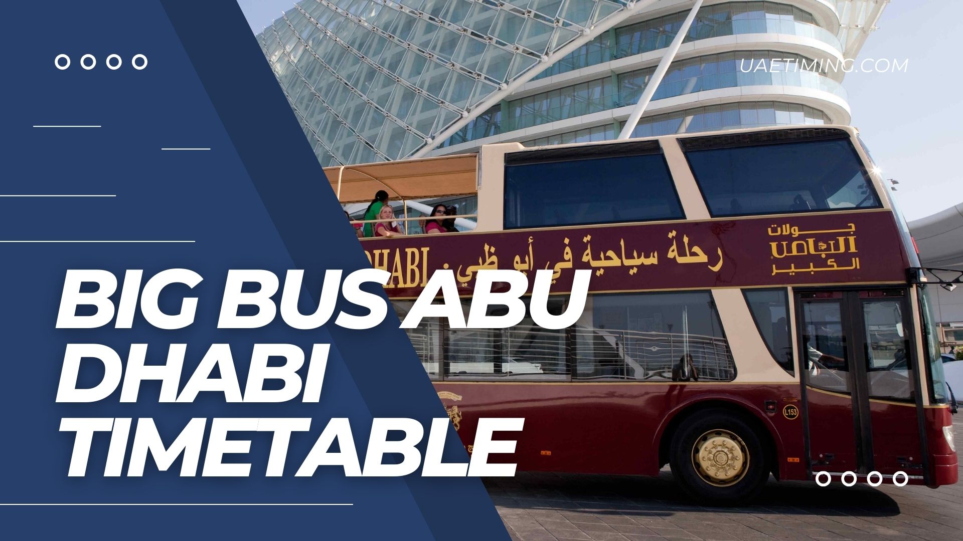 Big Bus Abu Dhabi Timetable