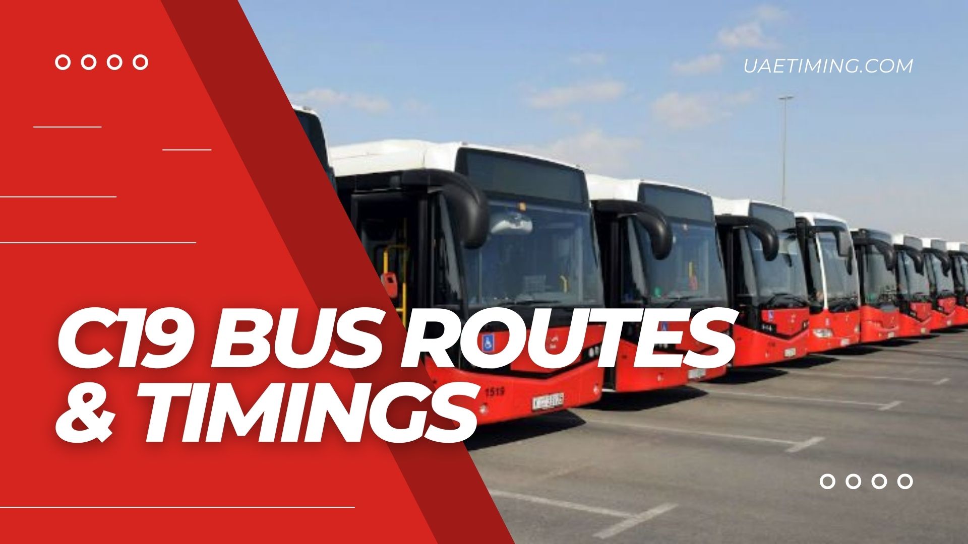 Bus C19 Timetable â€“ Deira City Center to Al Qusais