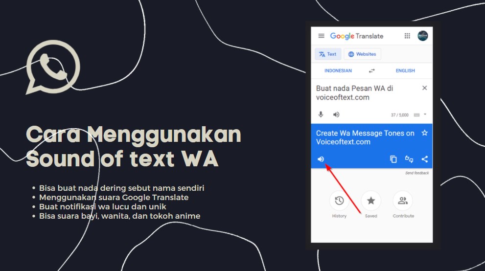 8 Cara Buat Sound of Text WA di HP Online Suara Google Semua Bahasa