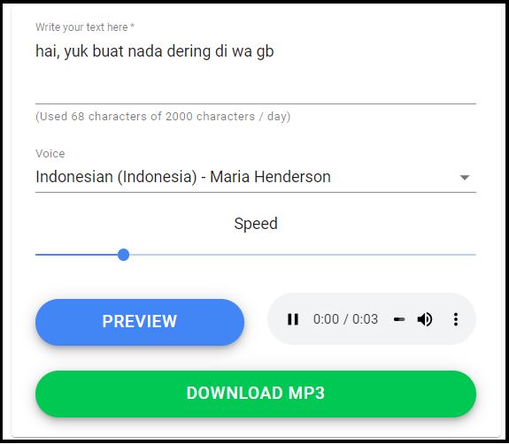 Download Audio Text to Speech Gratis