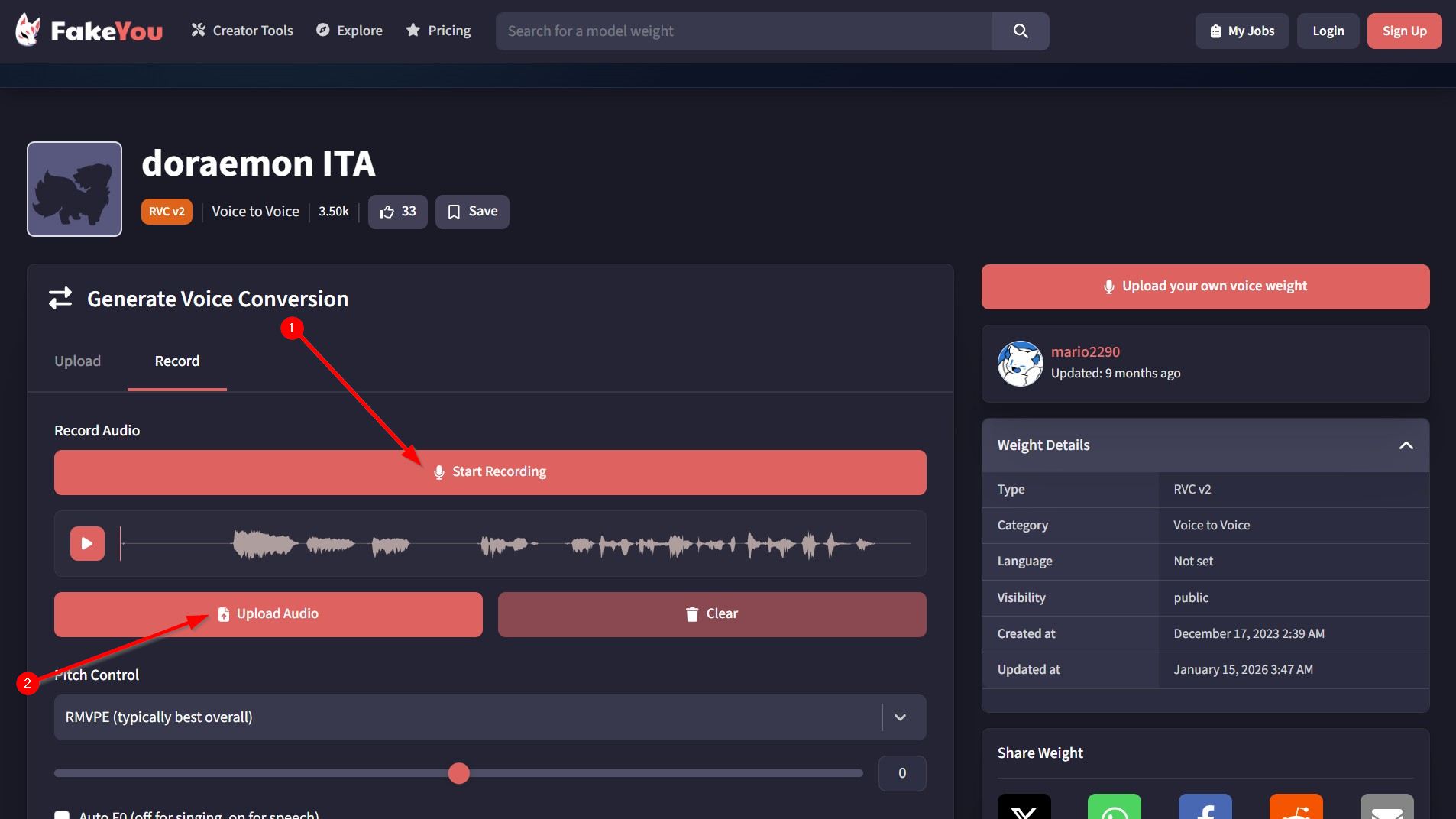 Rekam Suara Kalian di Website Tersebut dan Upload