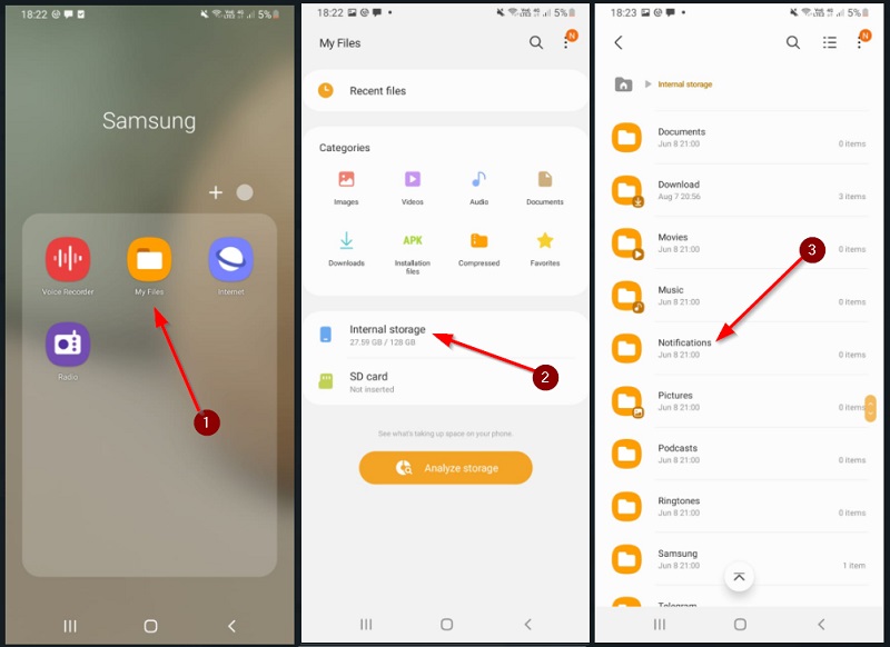 Simpan Audio TikTok ke Folder Ringtones