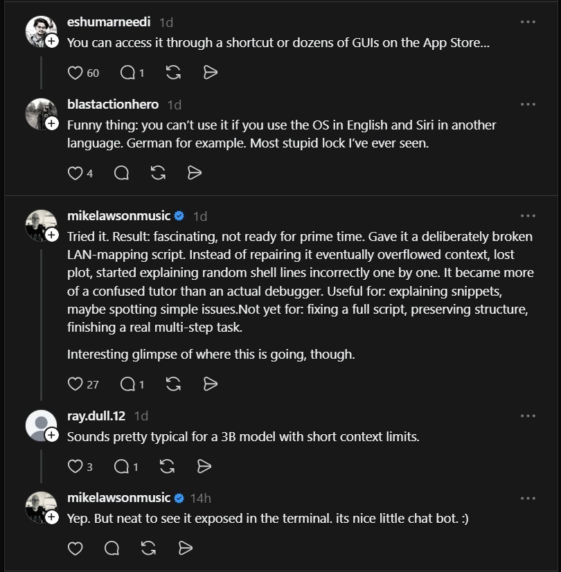 Community discussion