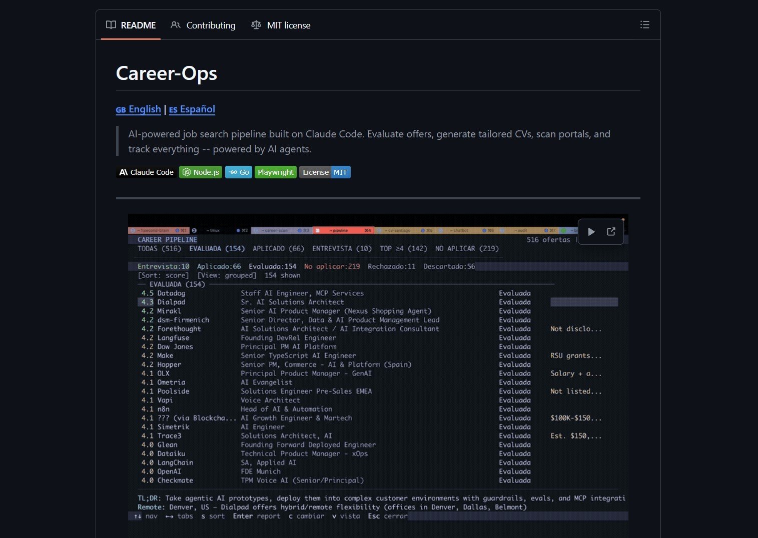 Career-Ops: AI-Powered Job Search Command Center