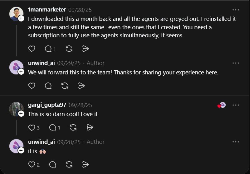 Community threads