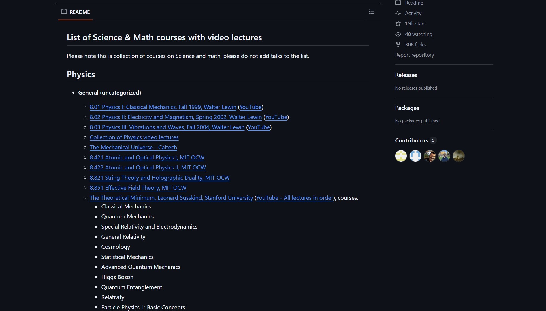 Math Science Video Lectures: Ivy League Curriculum Open Sourced