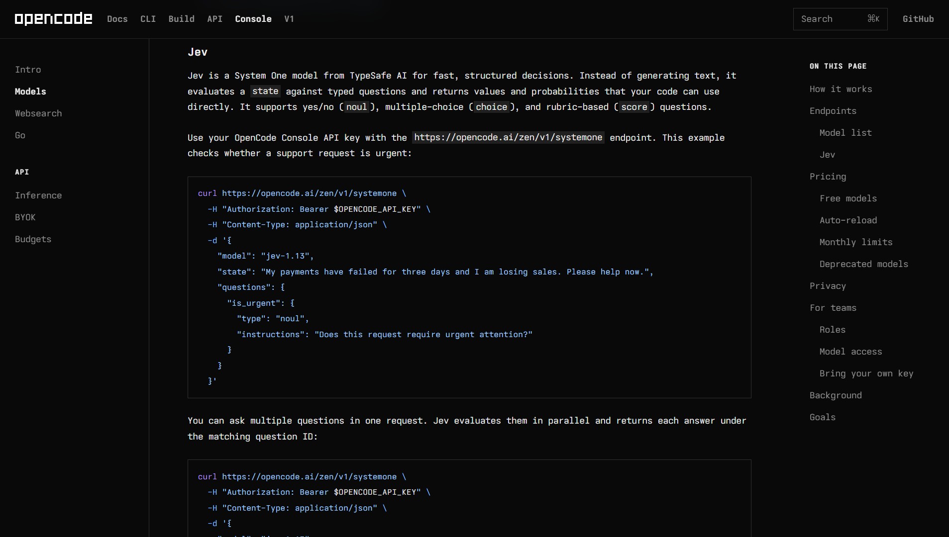 Varian gratis Jev 1.13 di OpenCode