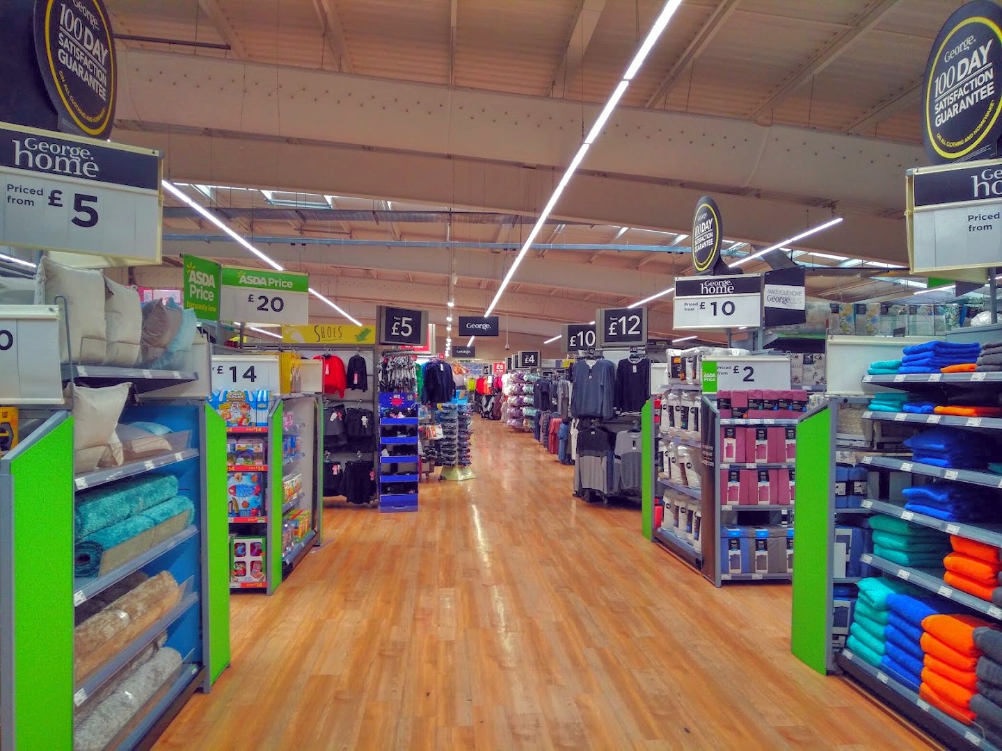 Asda Clydebank Superstore Interior